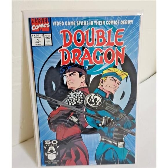 Double Dragon #1 Value - GoCollect Double Dragon #1 (1991, Marvel) Video Game Comic Book Adaptation Collection